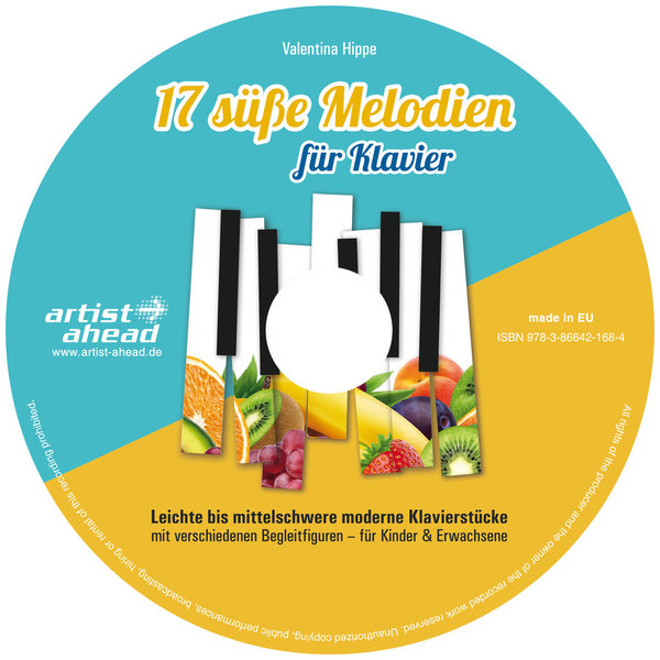 CD 17 süße Melodien für Klavier