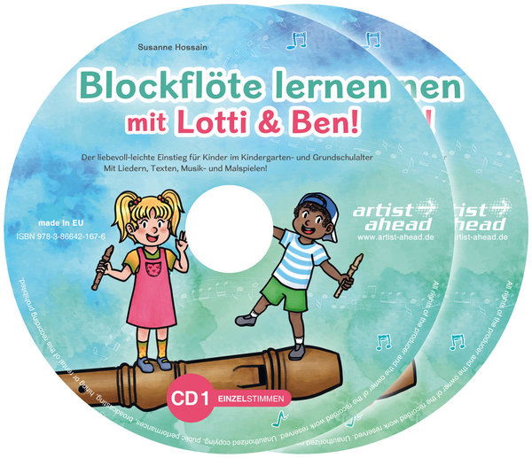 CD (2x) Blockflöte lernen mit Lotti & Ben!