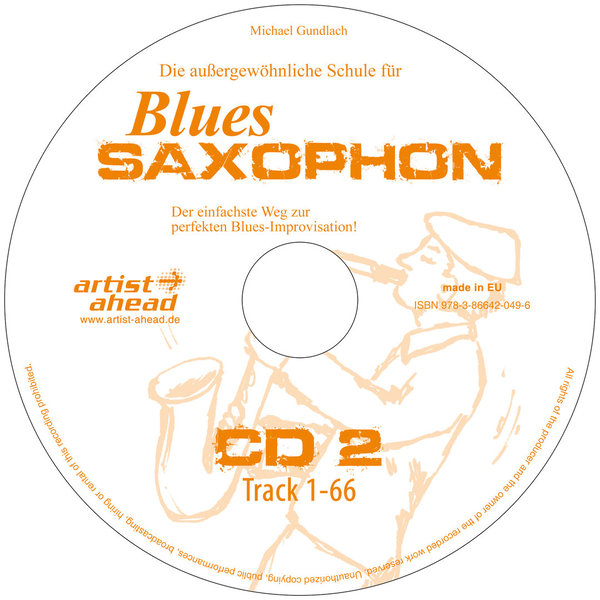 CD (2x) Die außergewöhnliche Schule für Blues-Saxophon