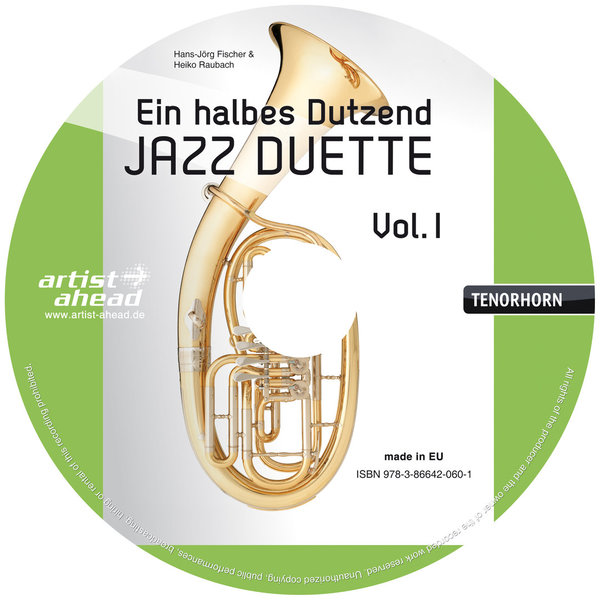 CD Ein halbes Dutzend Jazz-Duette - Vol. 1 - für Tenorhorn