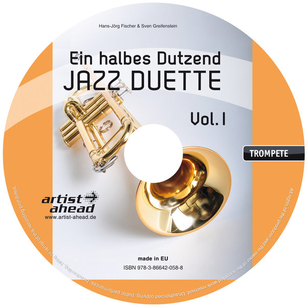 CD Ein halbes Dutzend Jazz-Duette - Vol. 1 - für Trompete in Bb