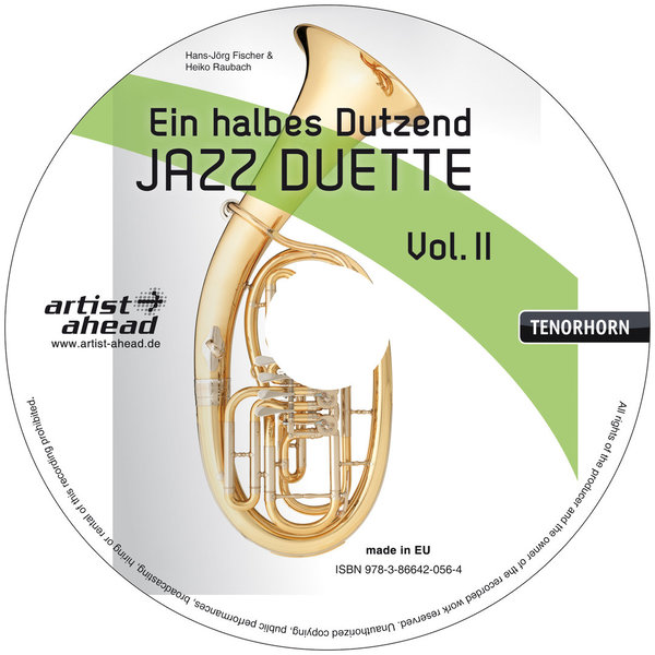 CD Ein halbes Dutzend Jazz-Duette - Vol. 2 - für Tenorhorn