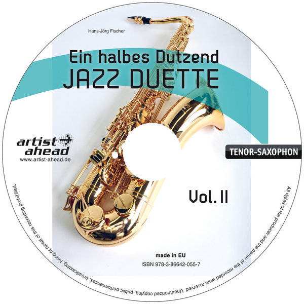 CD Ein halbes Dutzend Jazz-Duette - Vol. 2 - für Tenorsaxophon