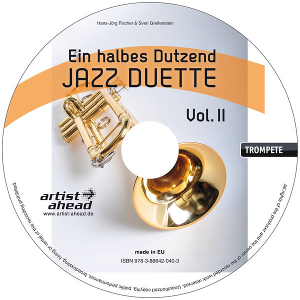 CD Ein halbes Dutzend Jazz-Duette - Vol. 2 - für Trompete in Bb