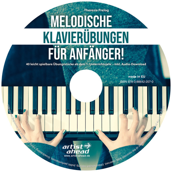 CD Melodische Klavierübungen für Anfänger!