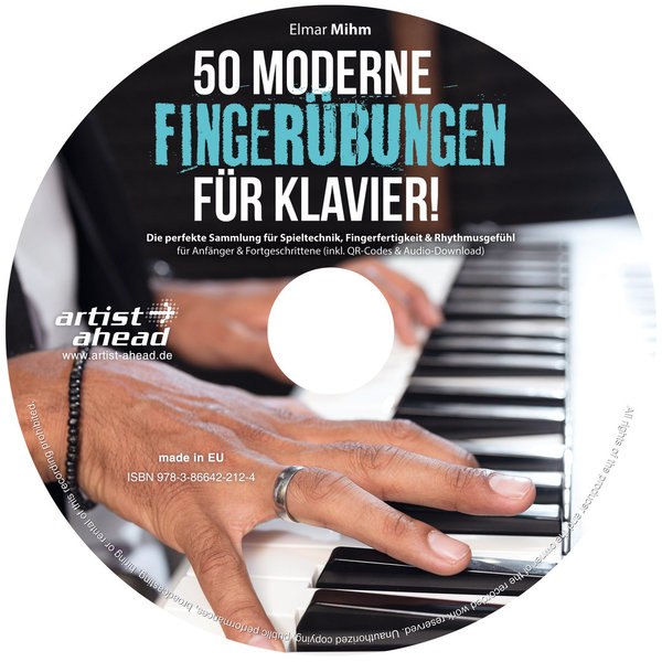 CD 50 moderne Fingerübungen für Klavier!